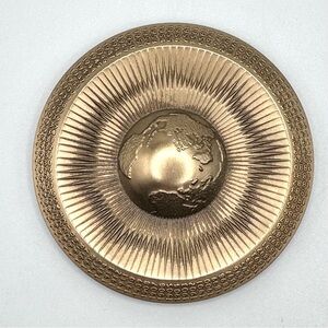 Vintage1979 Chevron Standard Oil Company California Metallic Art Co Bronze Metal